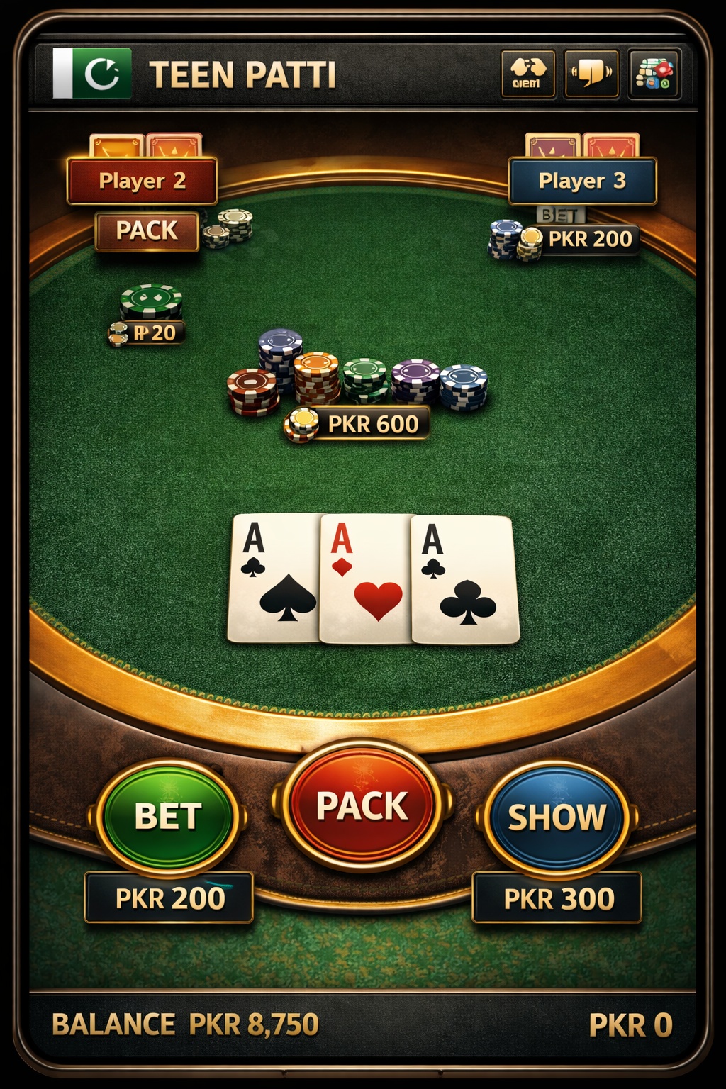 Premier Live Casino game